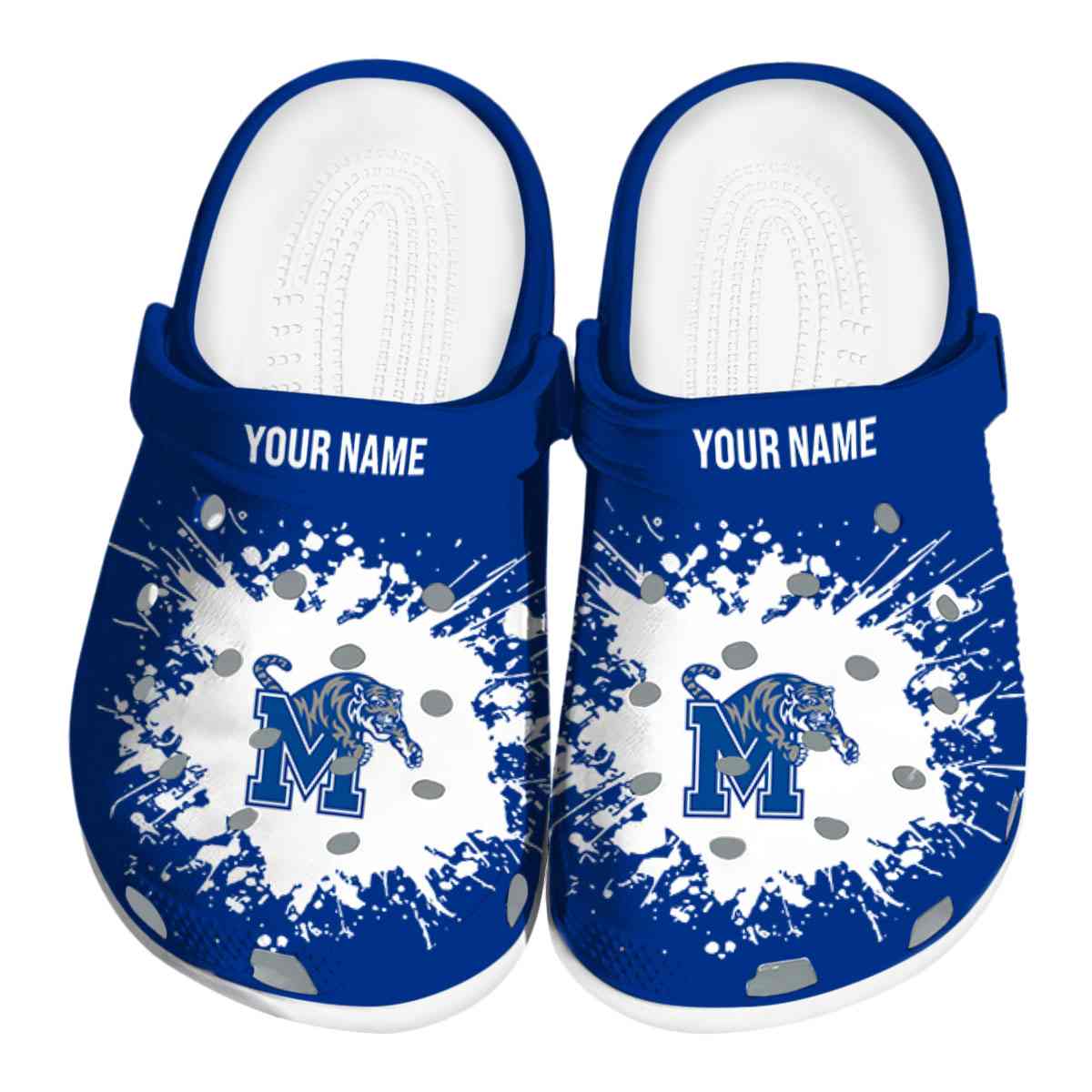 Memphis Tigers NCAA Sport Crocs Crocband Clogs Shoes Comfortable For Men Women and Kids