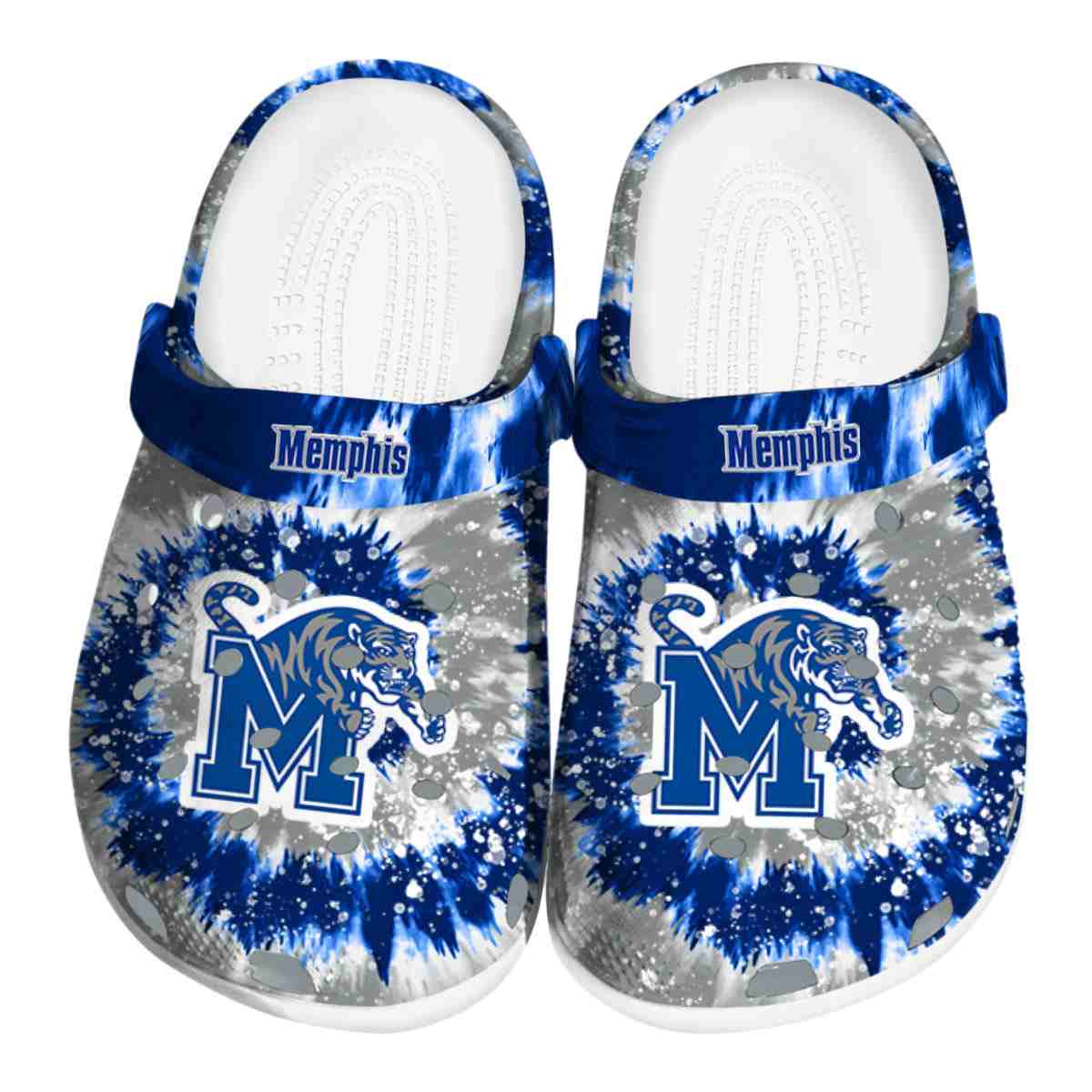 Memphis Tigers NCAA Sport Crocs Crocband Clogs Shoes Comfortable For Men Women and Kids