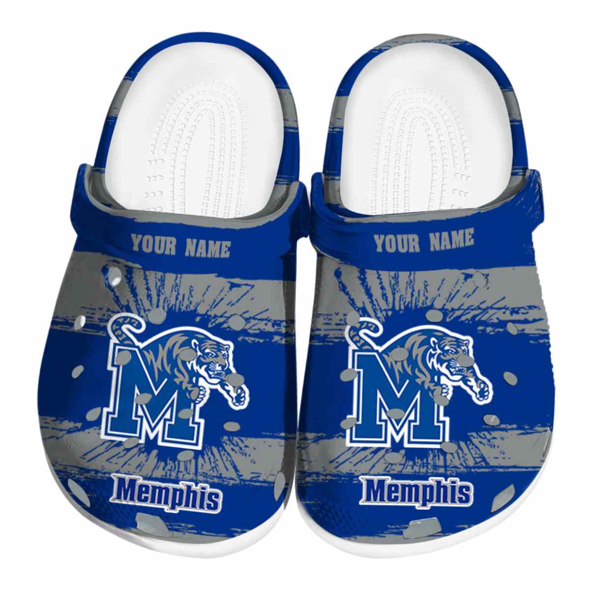 Memphis Tigers NCAA Sport Crocs Crocband Clogs Shoes Comfortable For Men Women and Kids