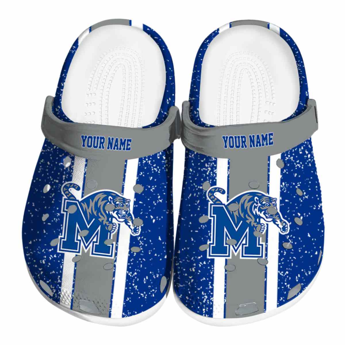 Memphis Tigers NCAA Sport Crocs Crocband Clogs Shoes Comfortable For Men Women and Kids