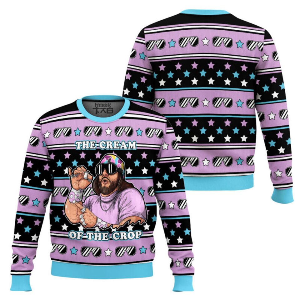 Men's Macho Man Randy Savage Ugly Sweater Classic Fashionable Comfortable Comes With Rich Colors Suitable For Christmas Parties