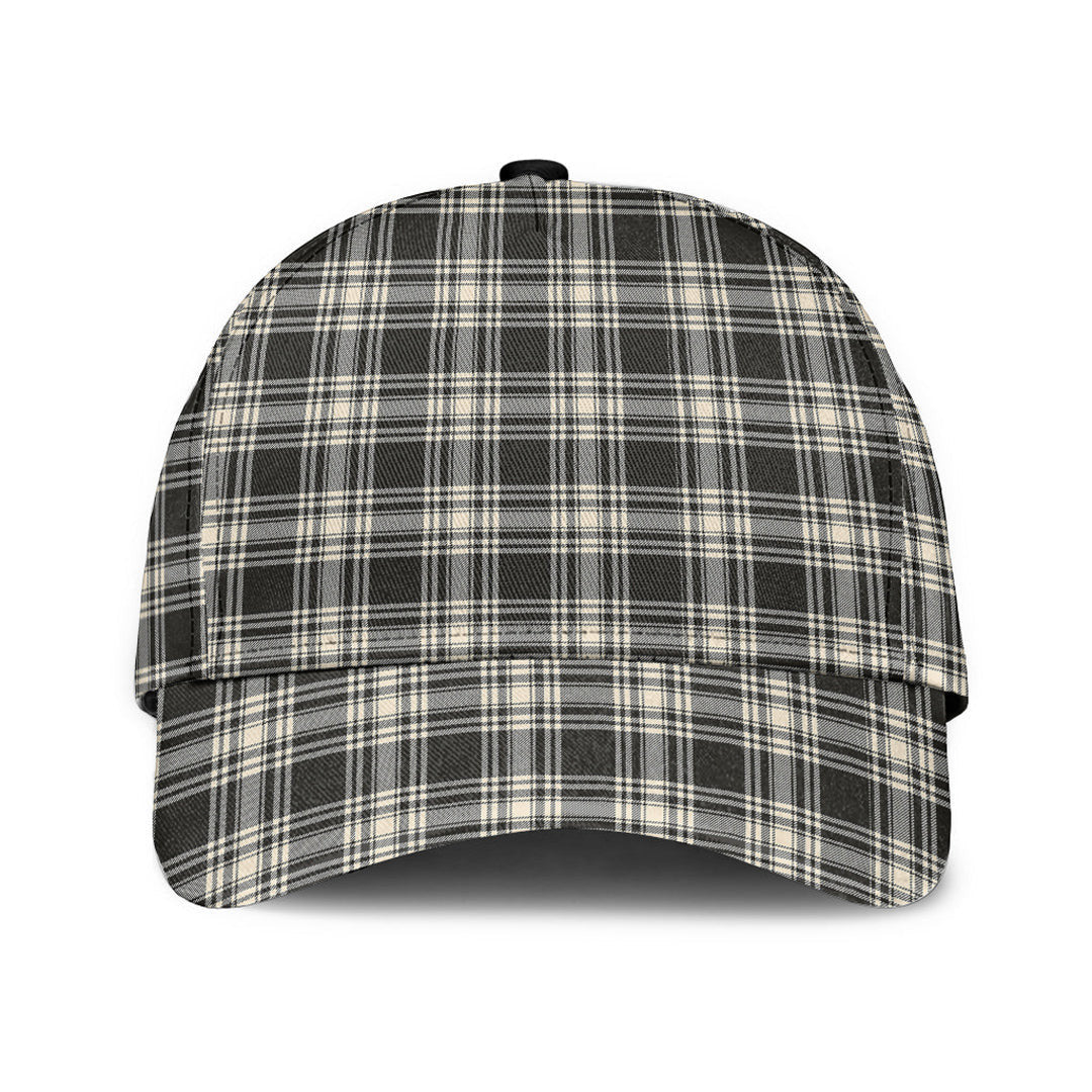 Menzies Black White Ancient Tartan Baseball Cap K23 Trucker Hats Custom Hats Gifts For Men & Women