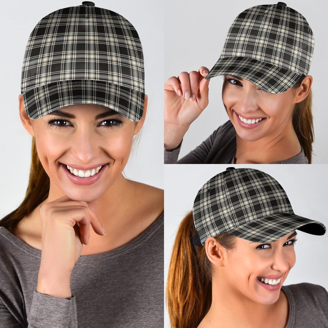 Menzies Black White Ancient Tartan Baseball Cap K23 Trucker Hats Custom Hats Gifts For Men & Women