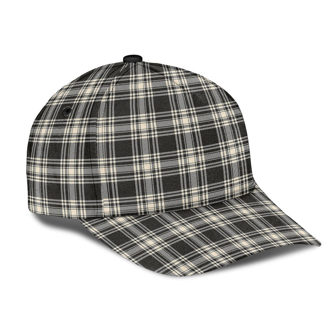Menzies Black White Ancient Tartan Baseball Cap K23 Trucker Hats Custom Hats Gifts For Men & Women