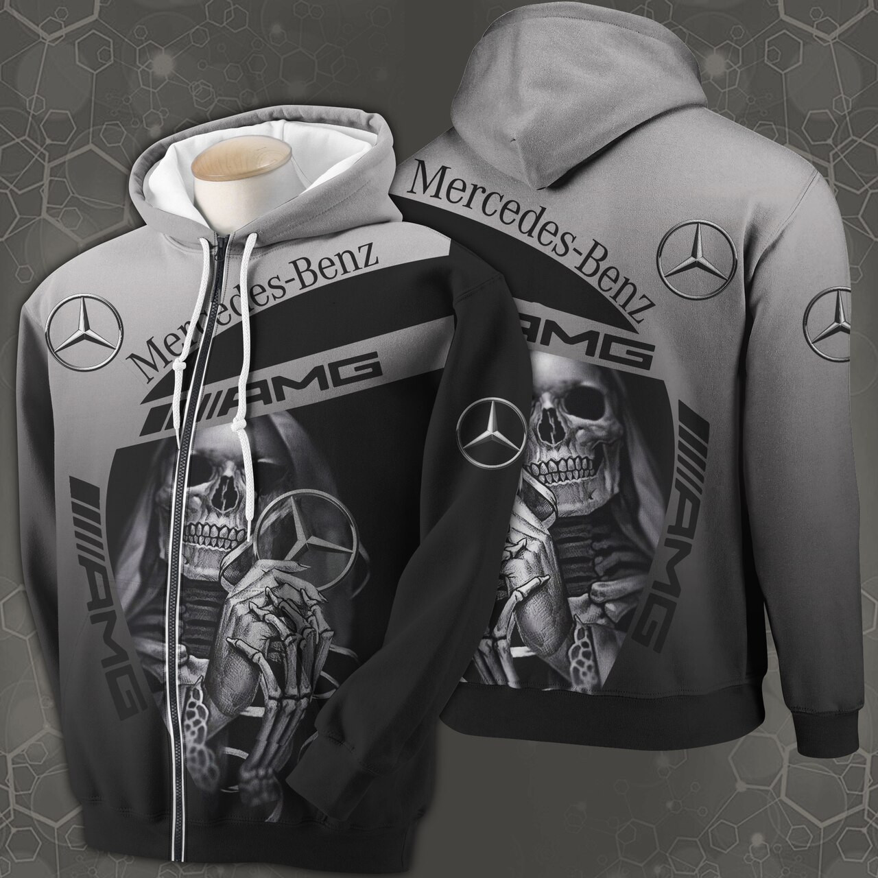 Mercedes Benz 3D All Over Print Hoodie, Zip Hoodie