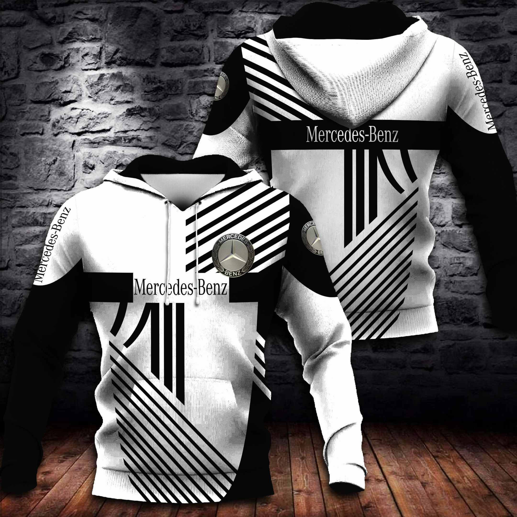 Mercedes Benz 3D All Over Print Hoodie, Zip Hoodie