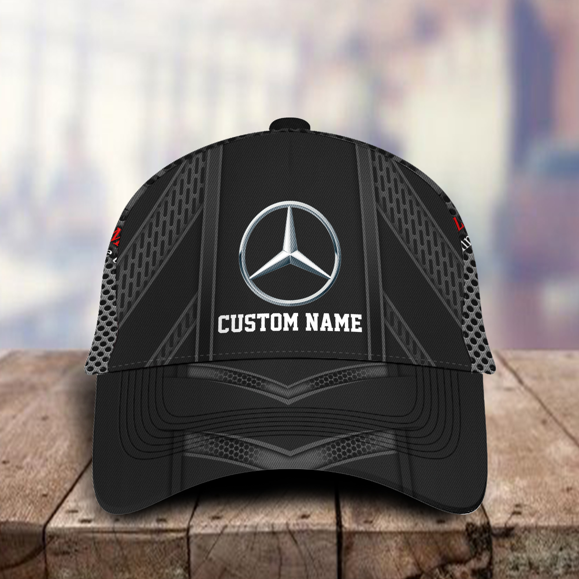 Mercedes Benz 3D Classic Cap Hat Personalized Name For Men Women Trucker Hats Custom Hats Gifts For Men & Women