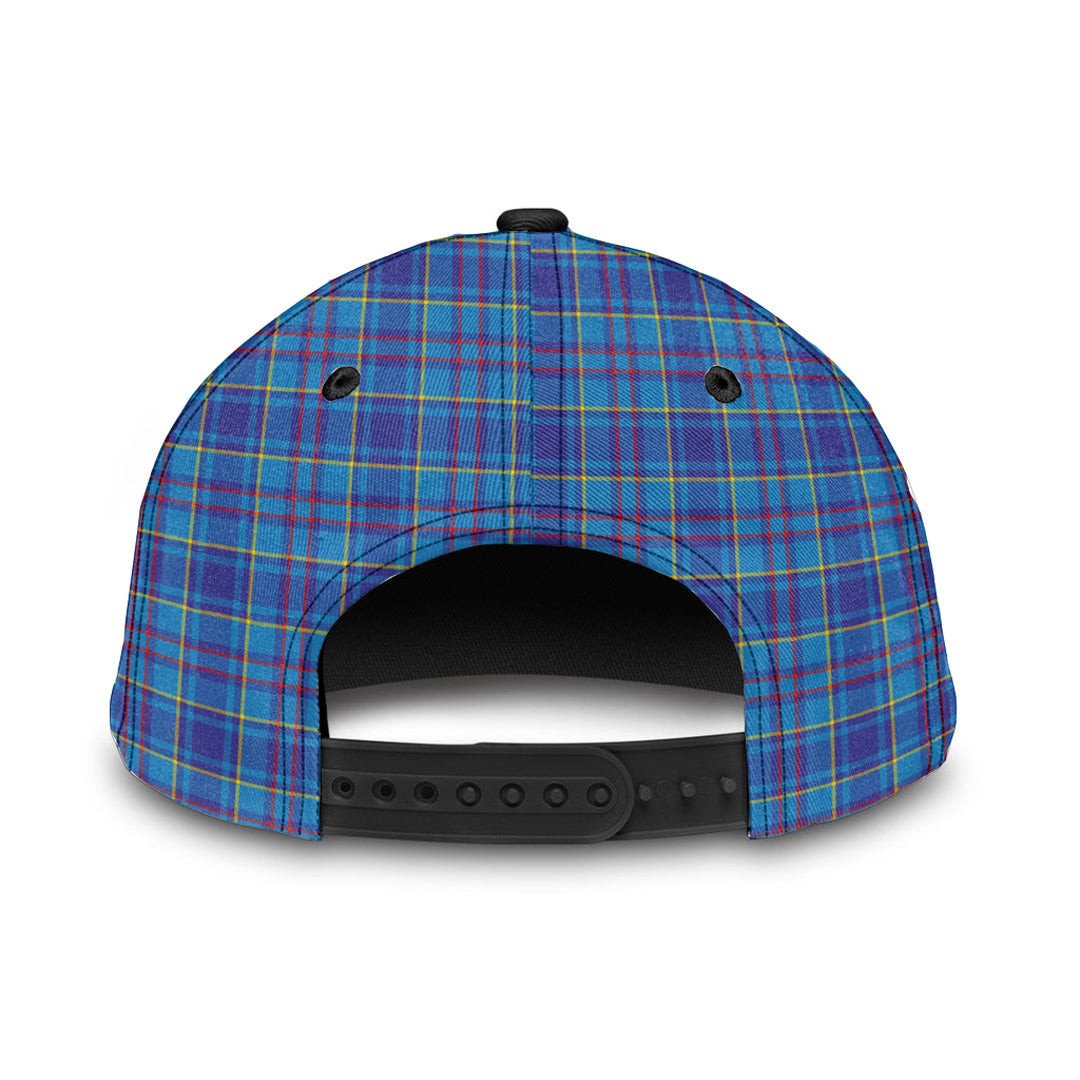 Mercer Modern Tartan Baseball Cap, Tartan Plaid Cap with Family Crest K23 Trucker Hats Custom Hats Gifts For Men & Women