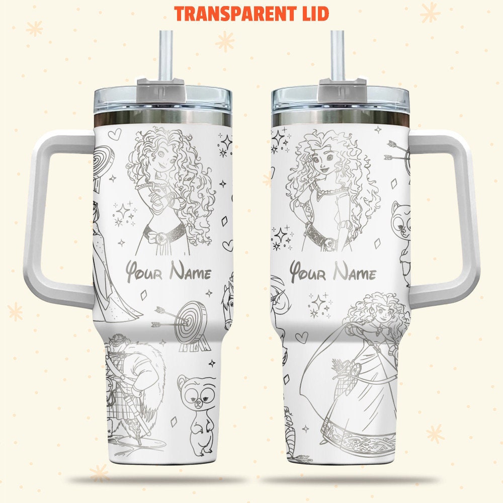 Merida Brave Disney Cartoon Custom Stanley Cup 40 oz 30 oz Tumbler With HandleTVC2301976