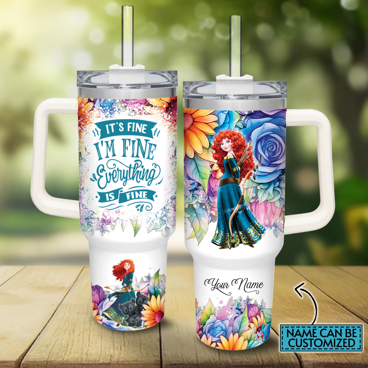 Merida Disney Princess Cartoon Custom Stanley Cup 40 oz 30 oz Tumbler With HandleTVC2301823