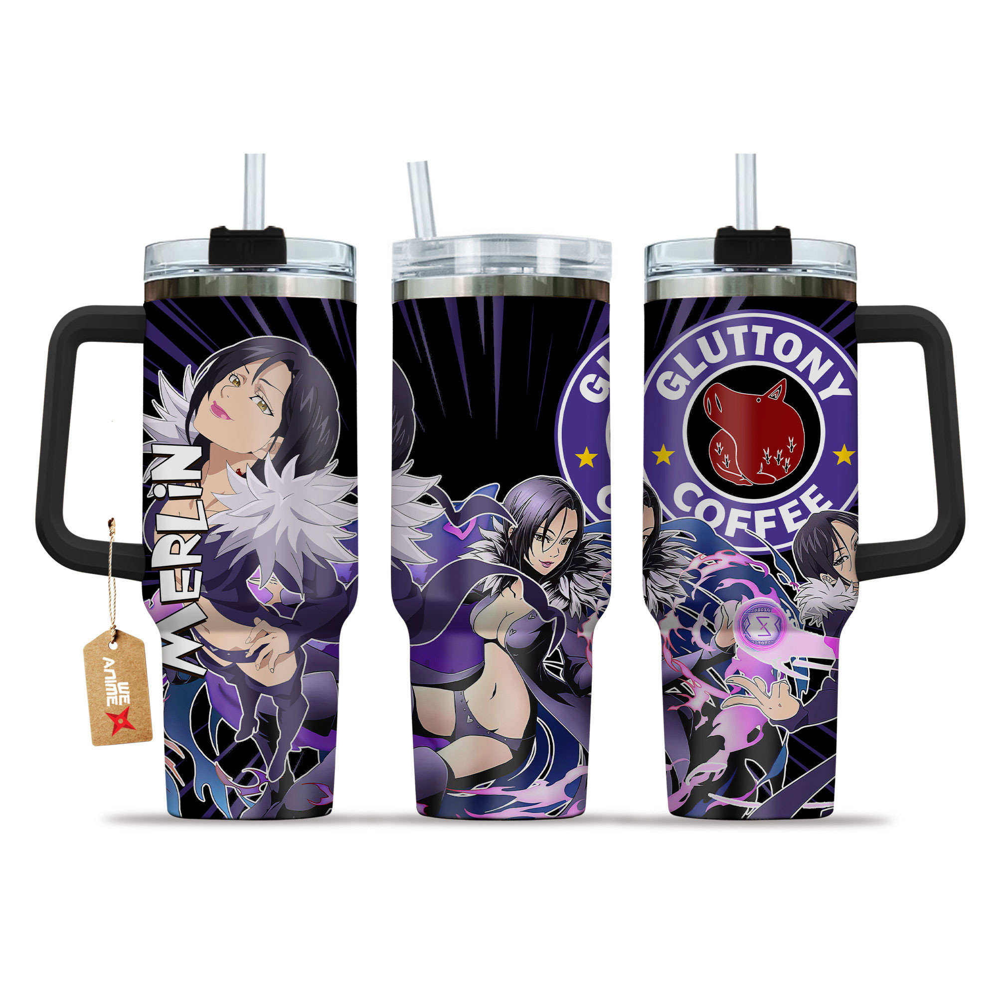 Merlin Nanatsu No Taizai Anime Custom Stanley Cup 40 oz 30 oz Tumbler With HandleTVC2301153