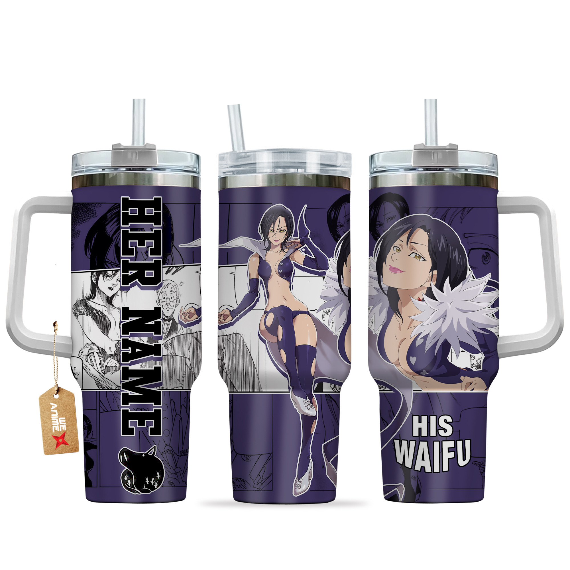 Merlin The Seven Deadly Sins Anime Custom Stanley Cup 40 oz 30 oz Tumbler With HandleTVC2301137