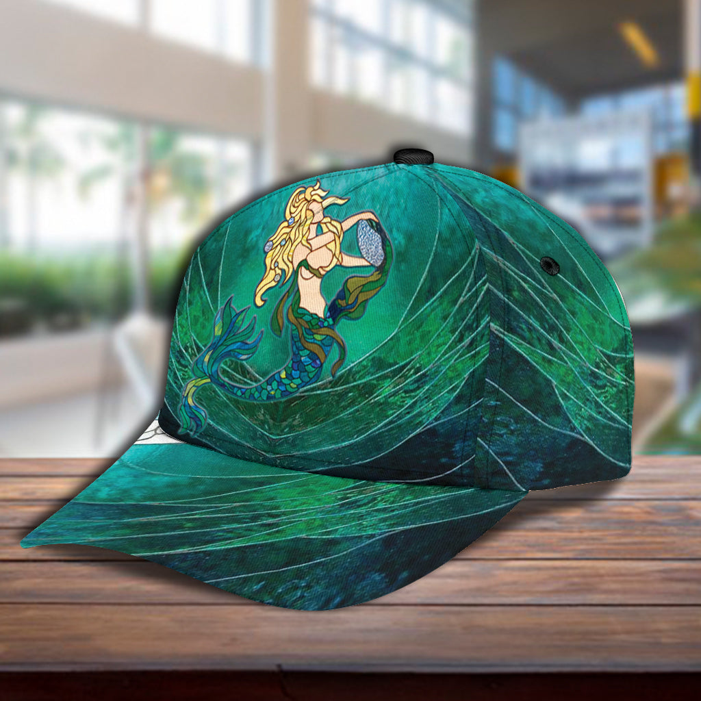 Mermaid Classic Cap, Gift for Mermaid Lovers Trucker Hats Custom Hats Gifts For Men & Women