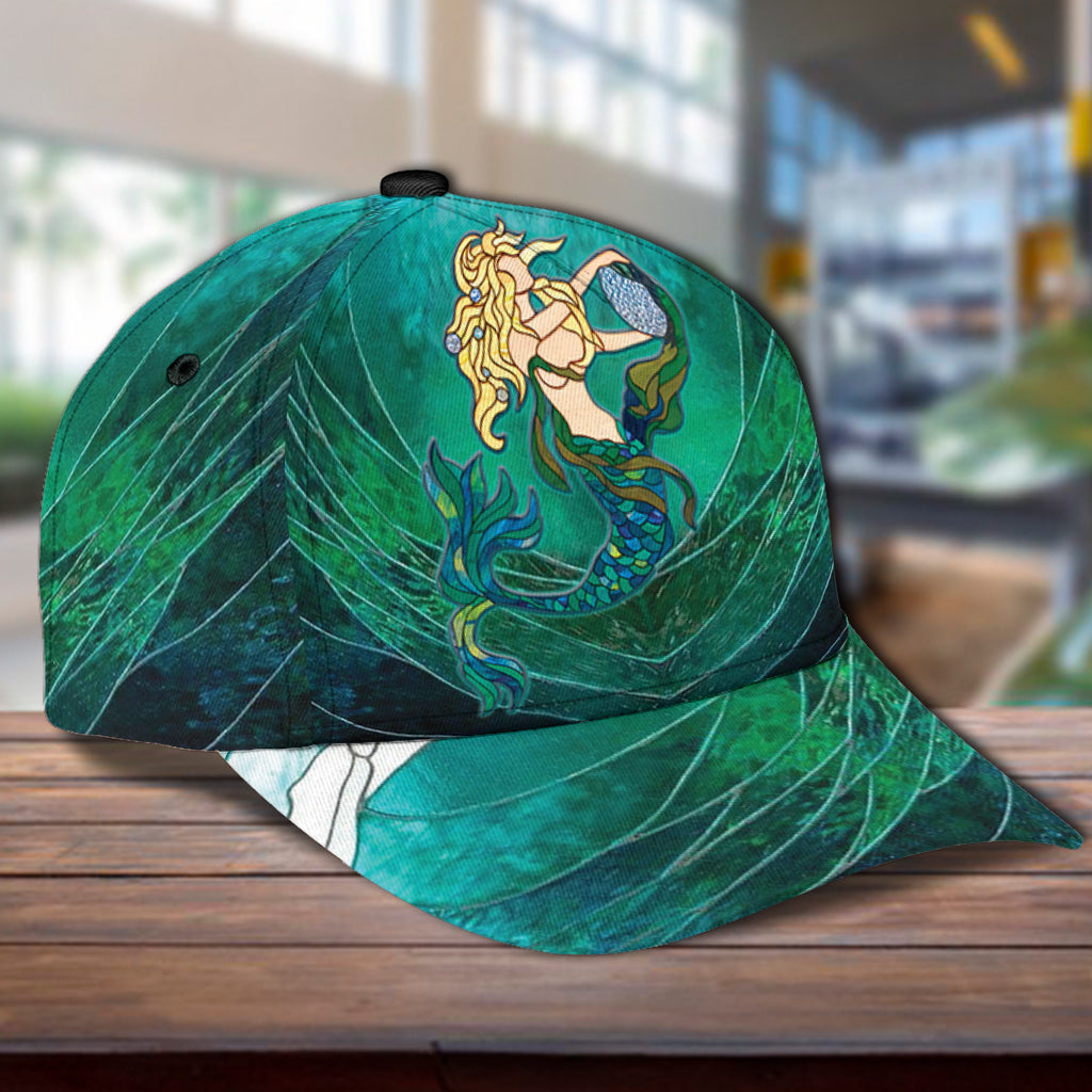 Mermaid Classic Cap, Gift for Mermaid Lovers Trucker Hats Custom Hats Gifts For Men & Women