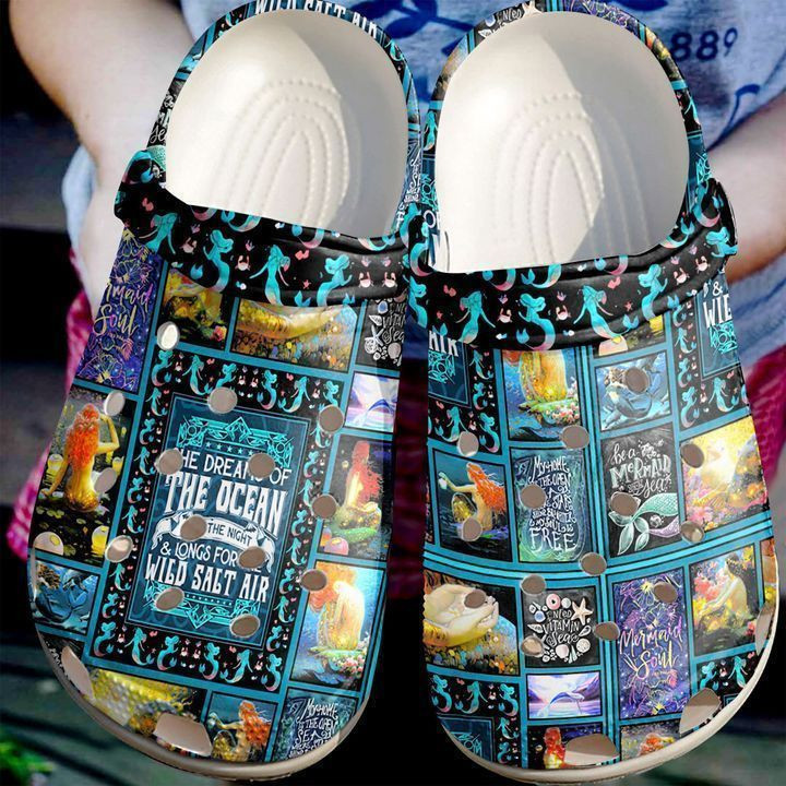 Mermaid Lover Classic Clogs Shoes