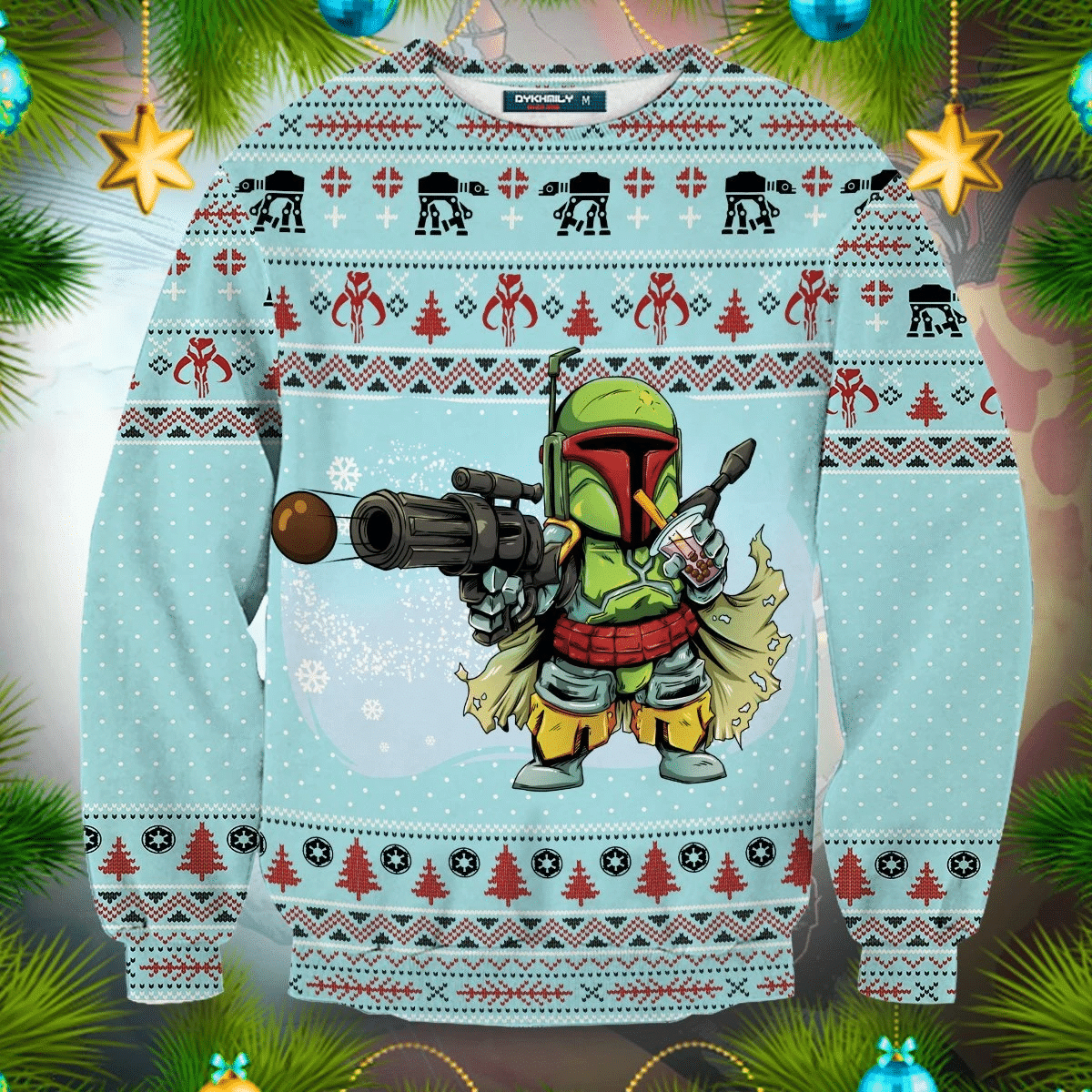 Merry Bobamas Ugly Christmas Sweater Adult 3D Funny Matching for family