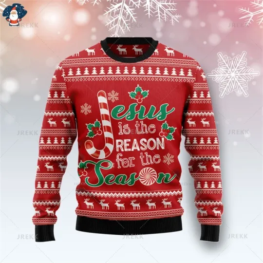 Merry Christmas 3D Printed Sweatshirts Funny Streetwear Ugly Christmas Sweater - Image 36