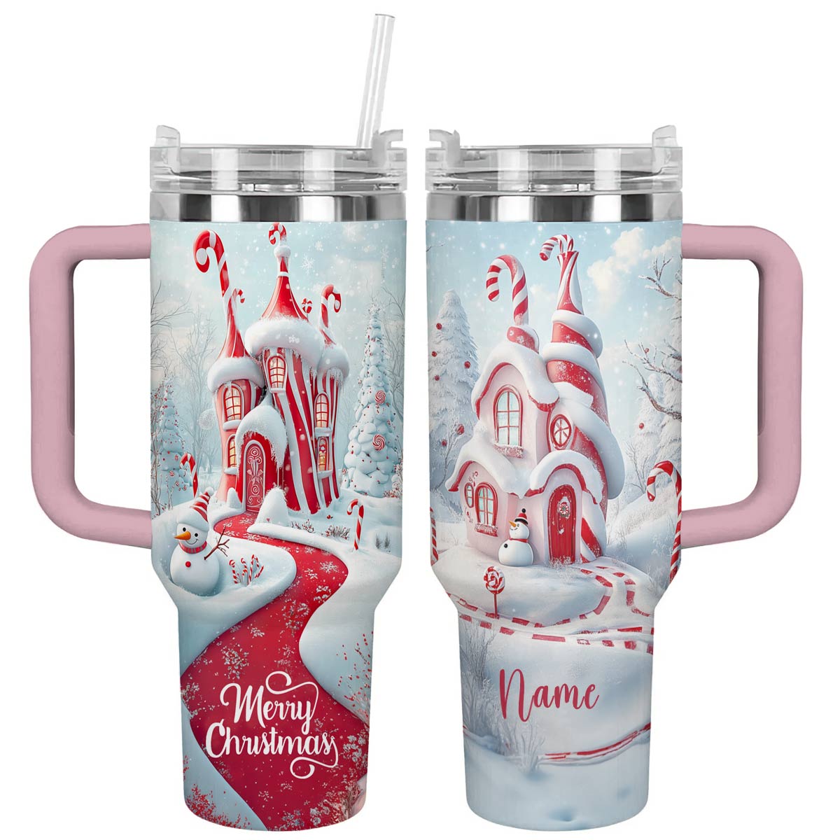 Merry Christmas Custom Stanley Cup 40 oz 30 oz Tumbler With HandleTVC2301503 - Image 3