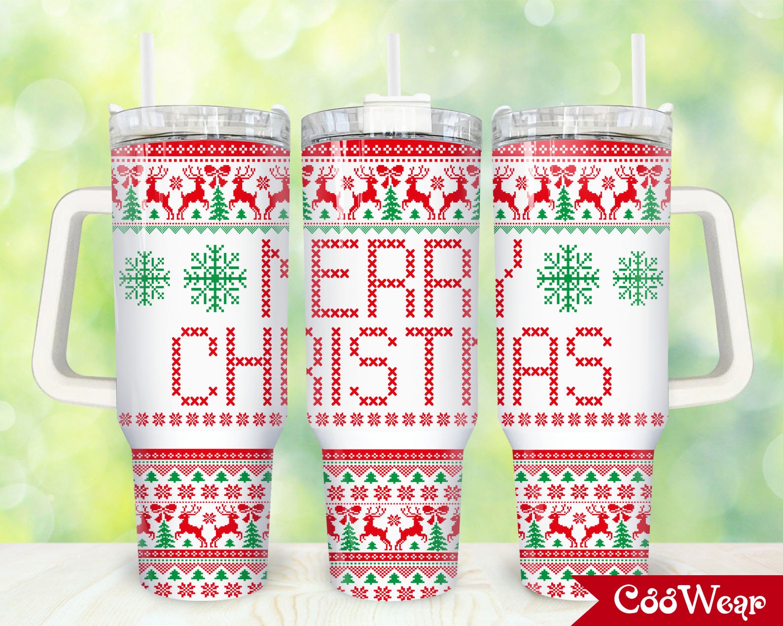 Merry Christmas Custom Stanley Cup 40 oz 30 oz Tumbler With HandleTVC2301871