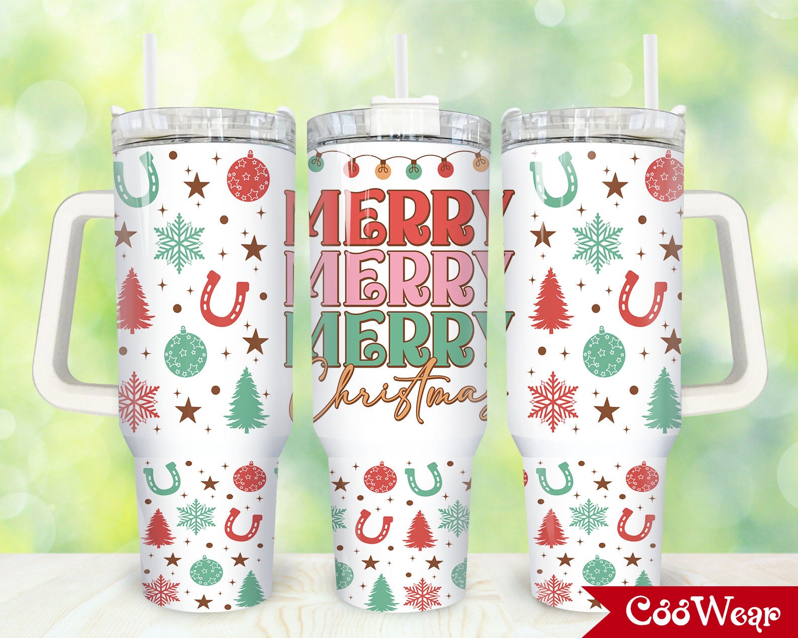 Merry Christmas Custom Stanley Cup 40 oz 30 oz Tumbler With HandleTVC2301877