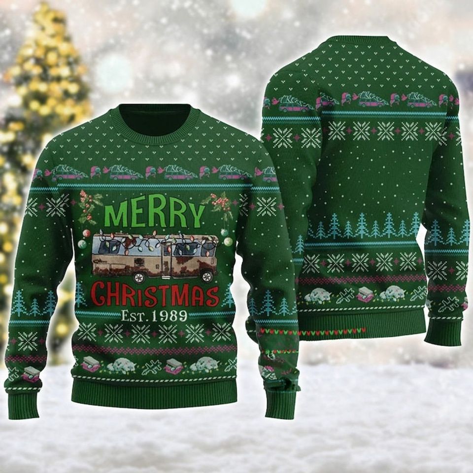 Merry Christmas Established 1989 Sweatshirt