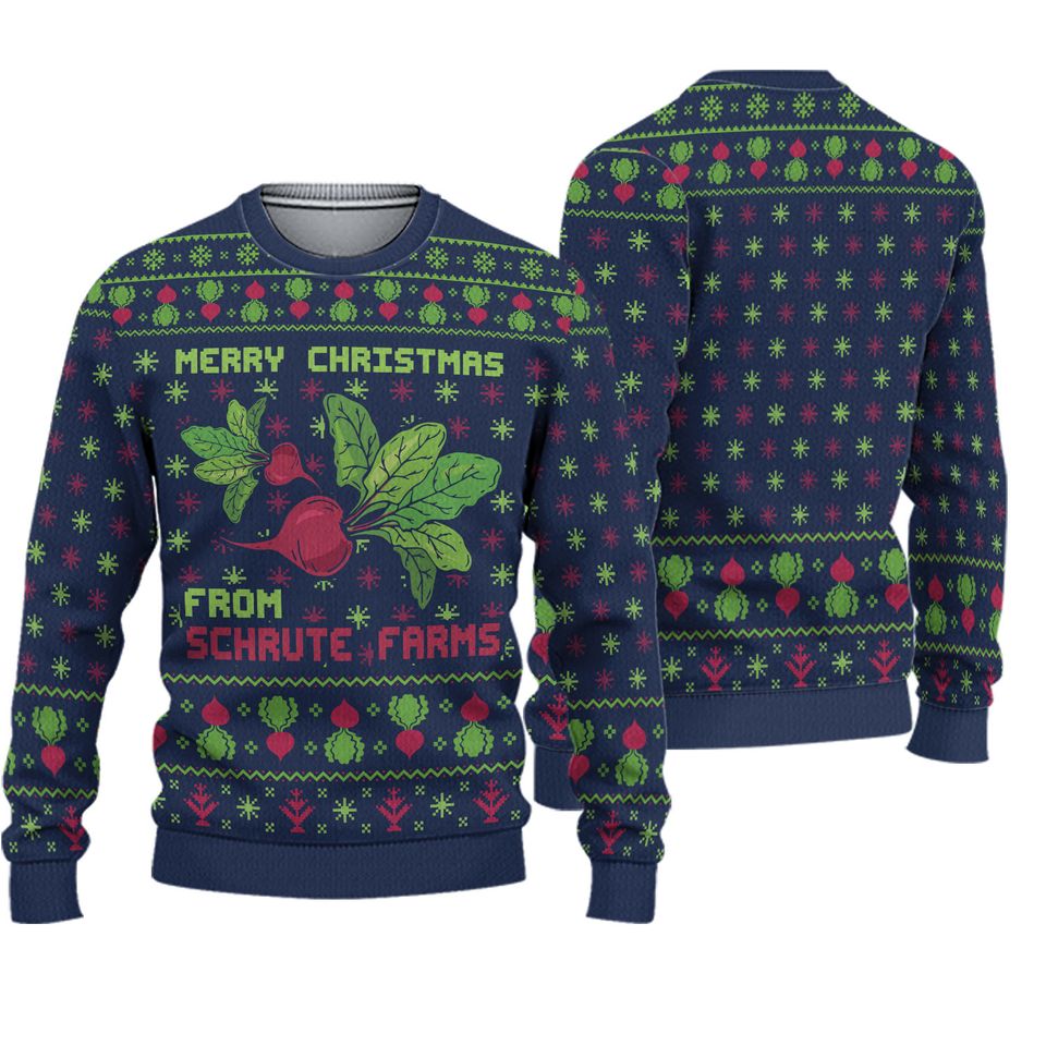 Merry Christmas From Schrute Farms Ugly Christmas Sweater