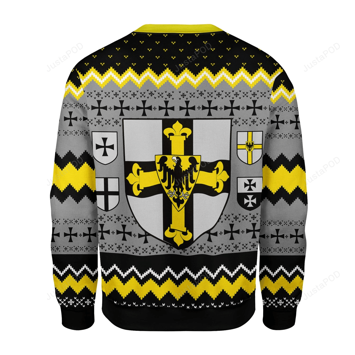 Merry Christmas Gearhomies Grand Master Of The Teutonic Order Ugly Christmas Sweater Adult 3D Funny Matching for family