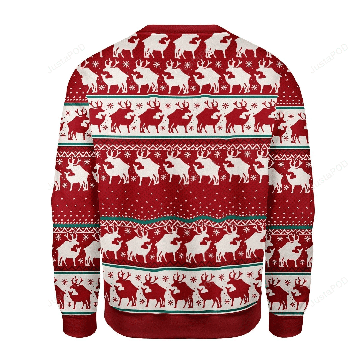 Merry Christmas Gearhomies Reindeer Ugly Christmas Sweater Adult 3D Funny Matching for family