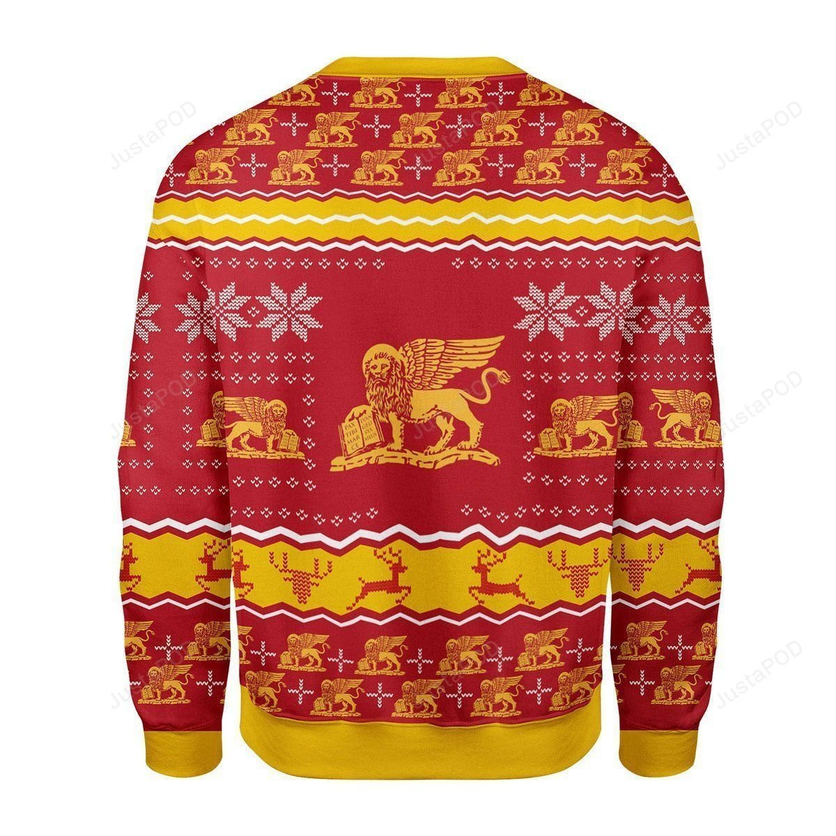 Merry Christmas Gearhomies Saint Mark The Evangelist Ugly Christmas Sweater Adult 3D Funny Matching for family