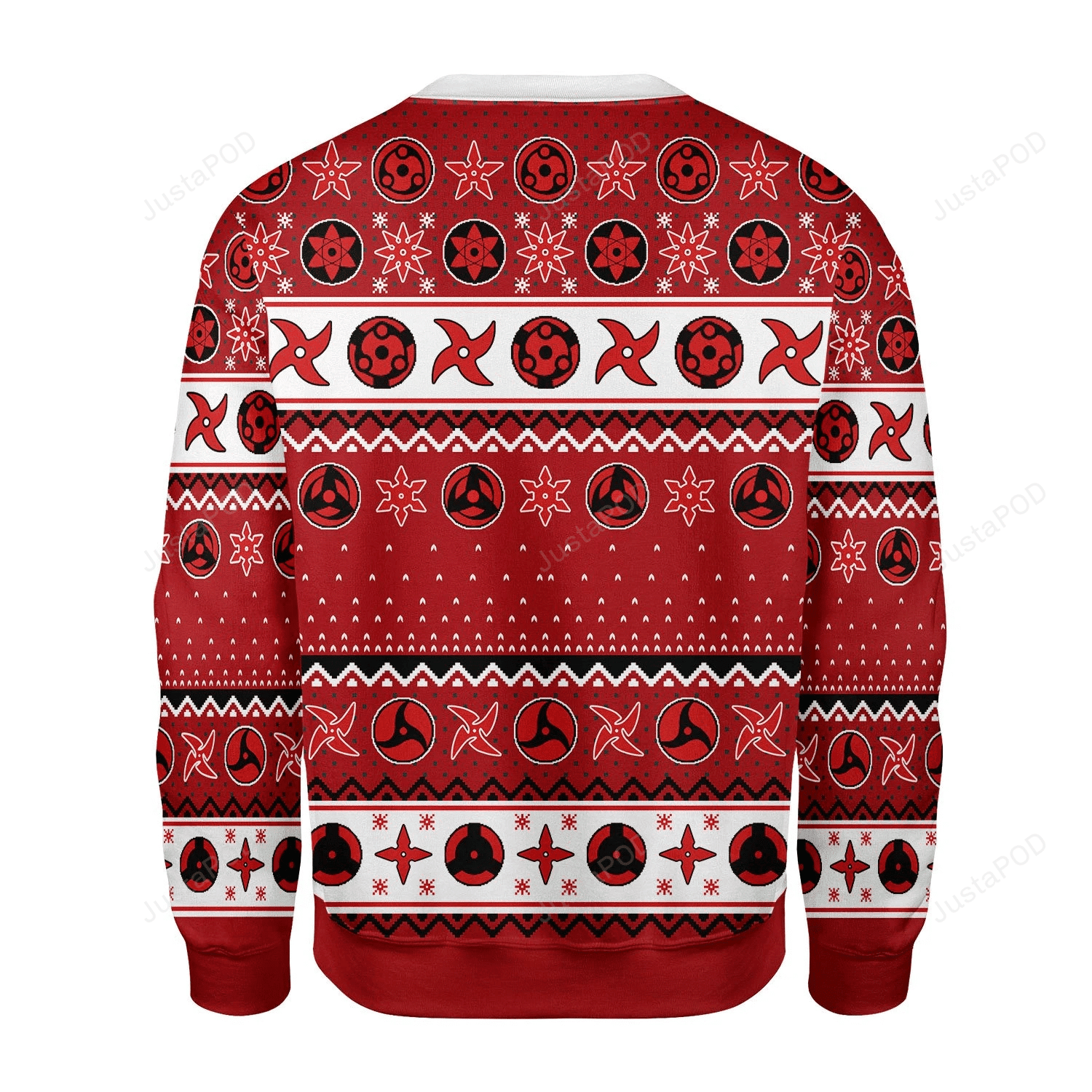 Merry Christmas Gearhomies Sharingan Ugly Christmas Sweater Adult 3D Funny Matching for family