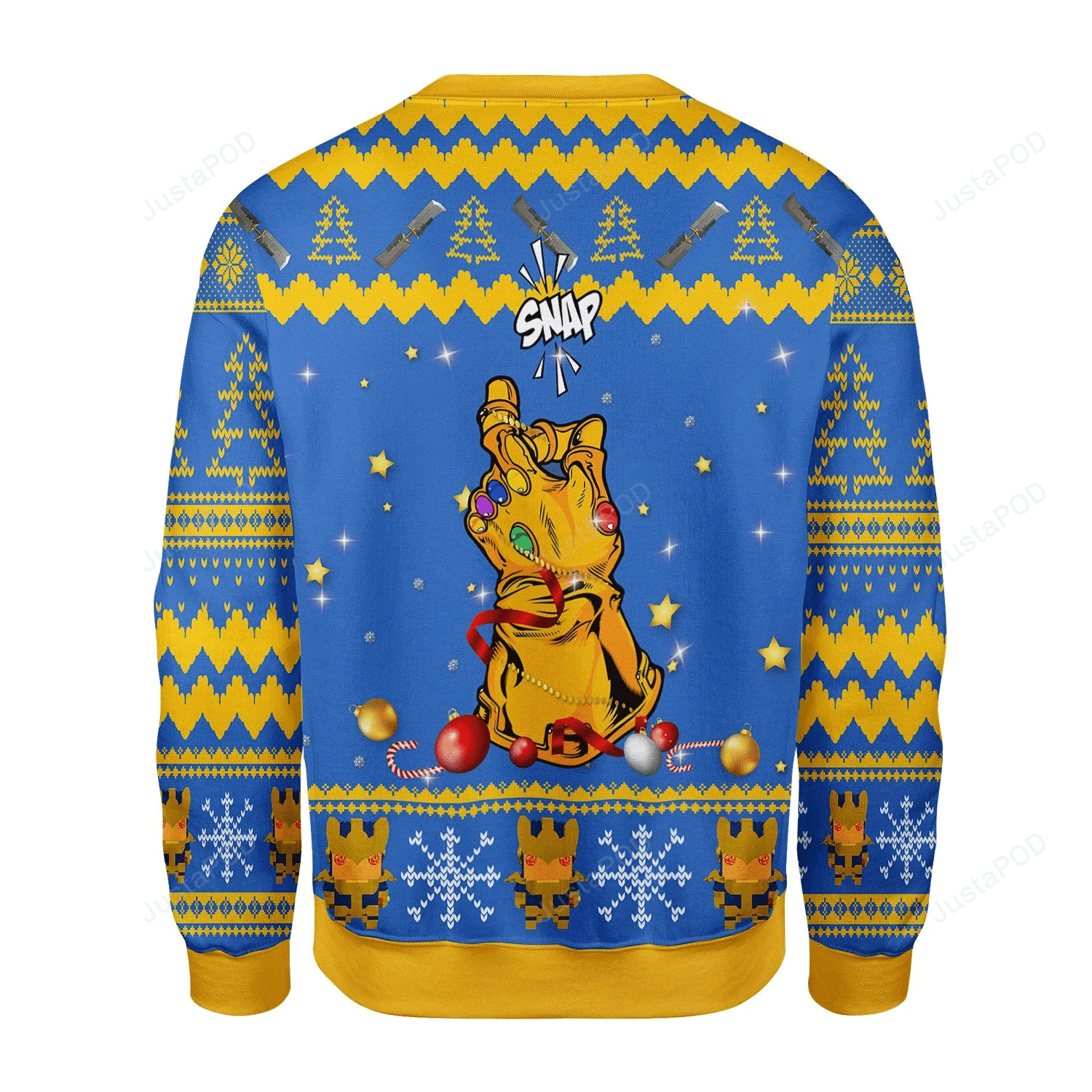 Merry Christmas Gearhomies Unisex Christmas Sweater I Am Inevitable Ugly Christmas Sweater Adult 3D Funny Matching for family