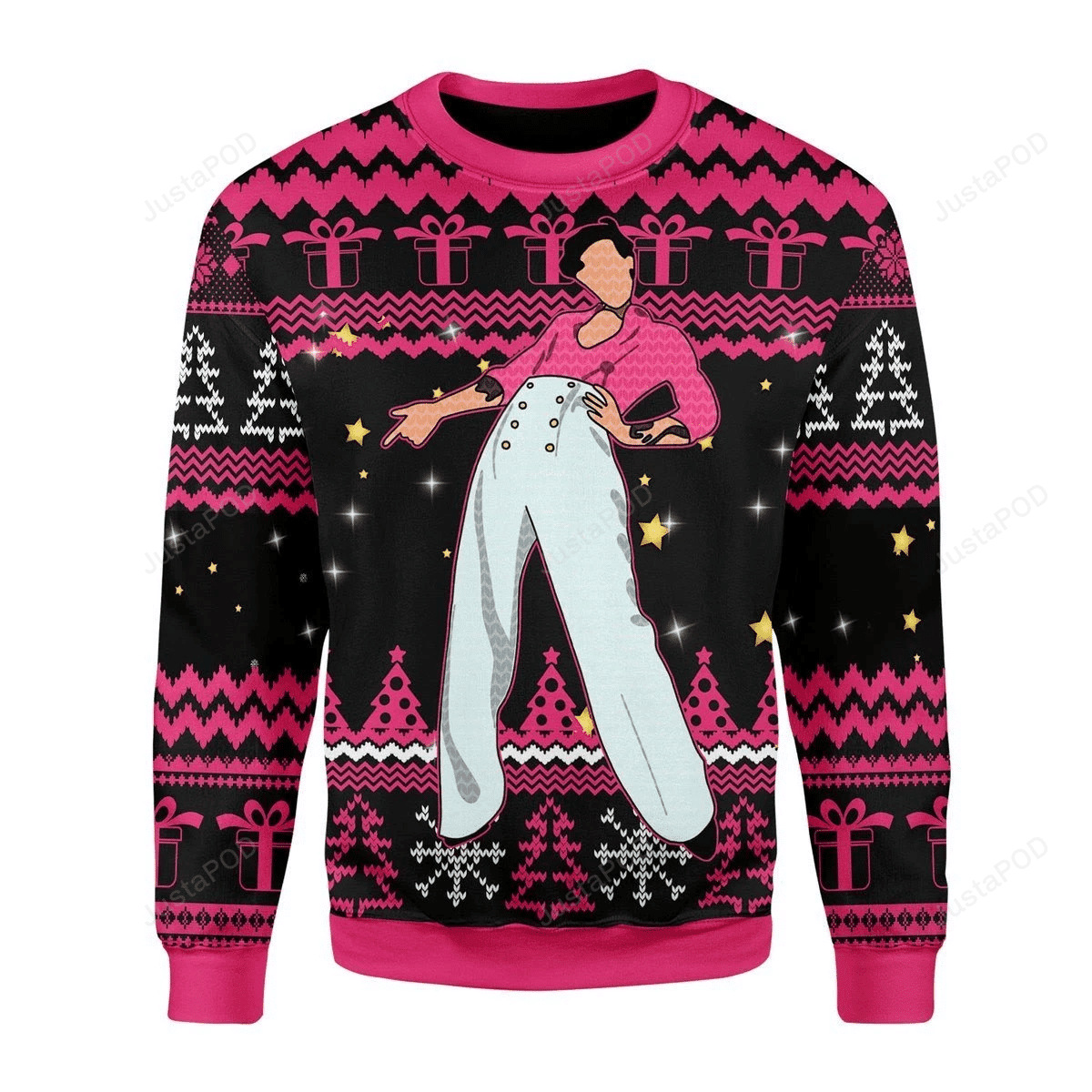Merry Christmas Harry Fine Ugly Christmas Sweater Adult 3D Funny Matching for family
