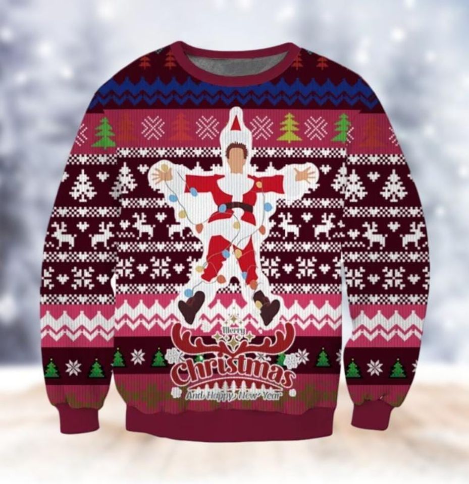 Merry Christmas Human Servant - Personalized Custom Unisex Ugly Christmas Sweatshirt - Gift For Cat Lovers, Pet Lovers