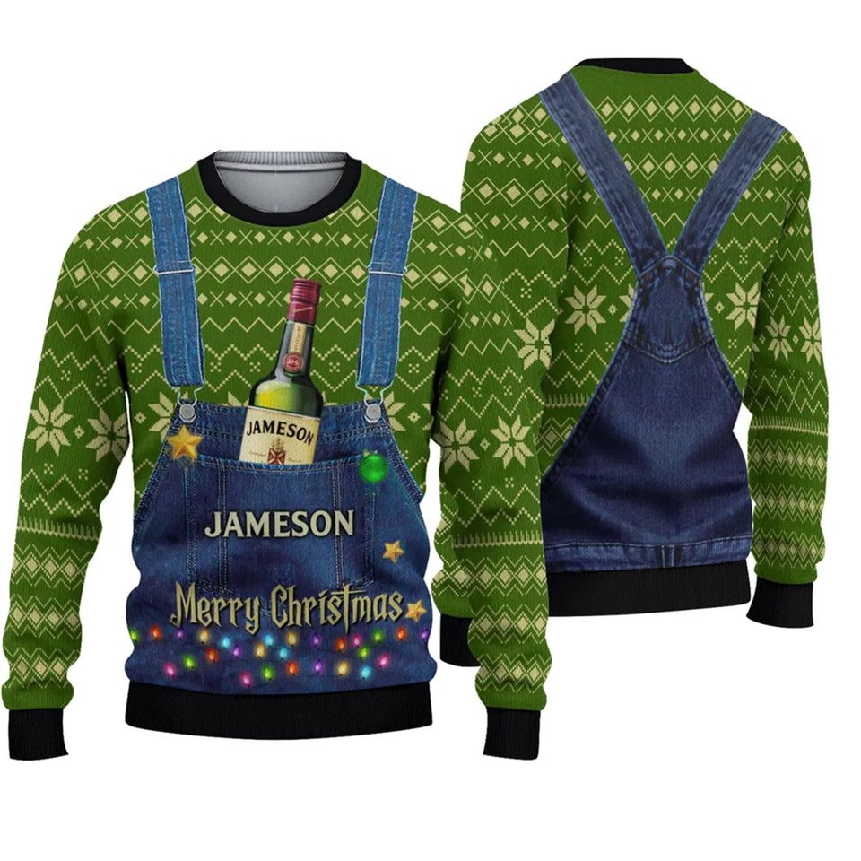 Merry Christmas Jameson Ugly Sweater
