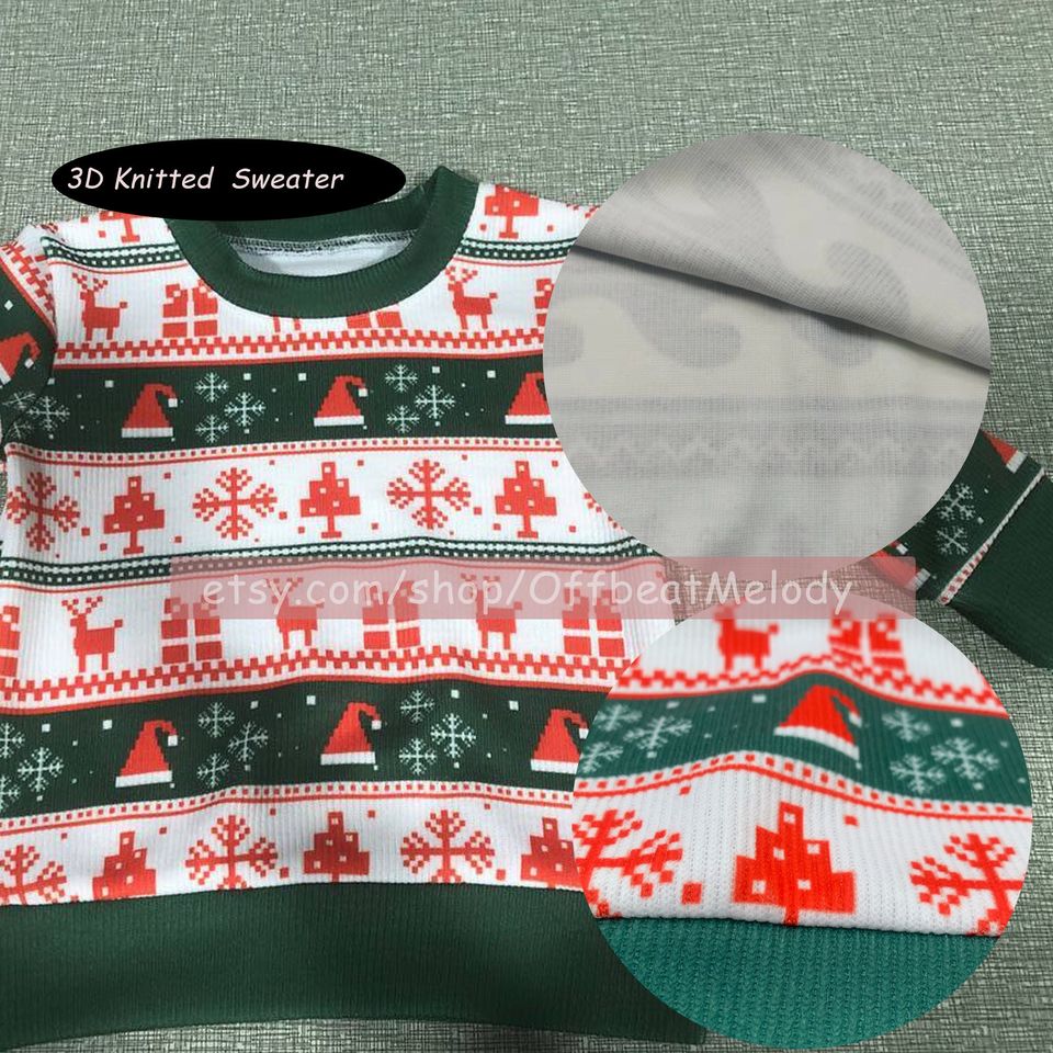 Merry Christmas Shitters Christmas Ugly 3D Sweater - Image 2