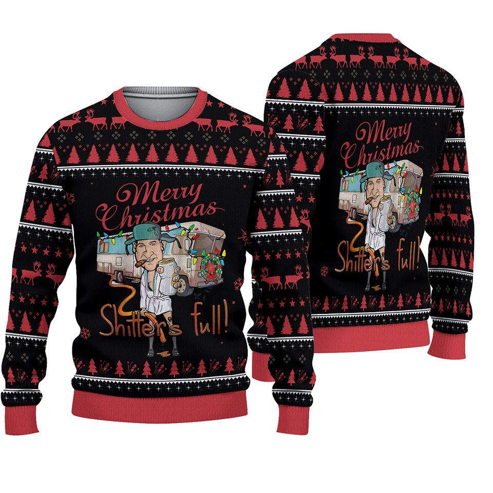 Merry Christmas Shitters Full Ugly Sweater