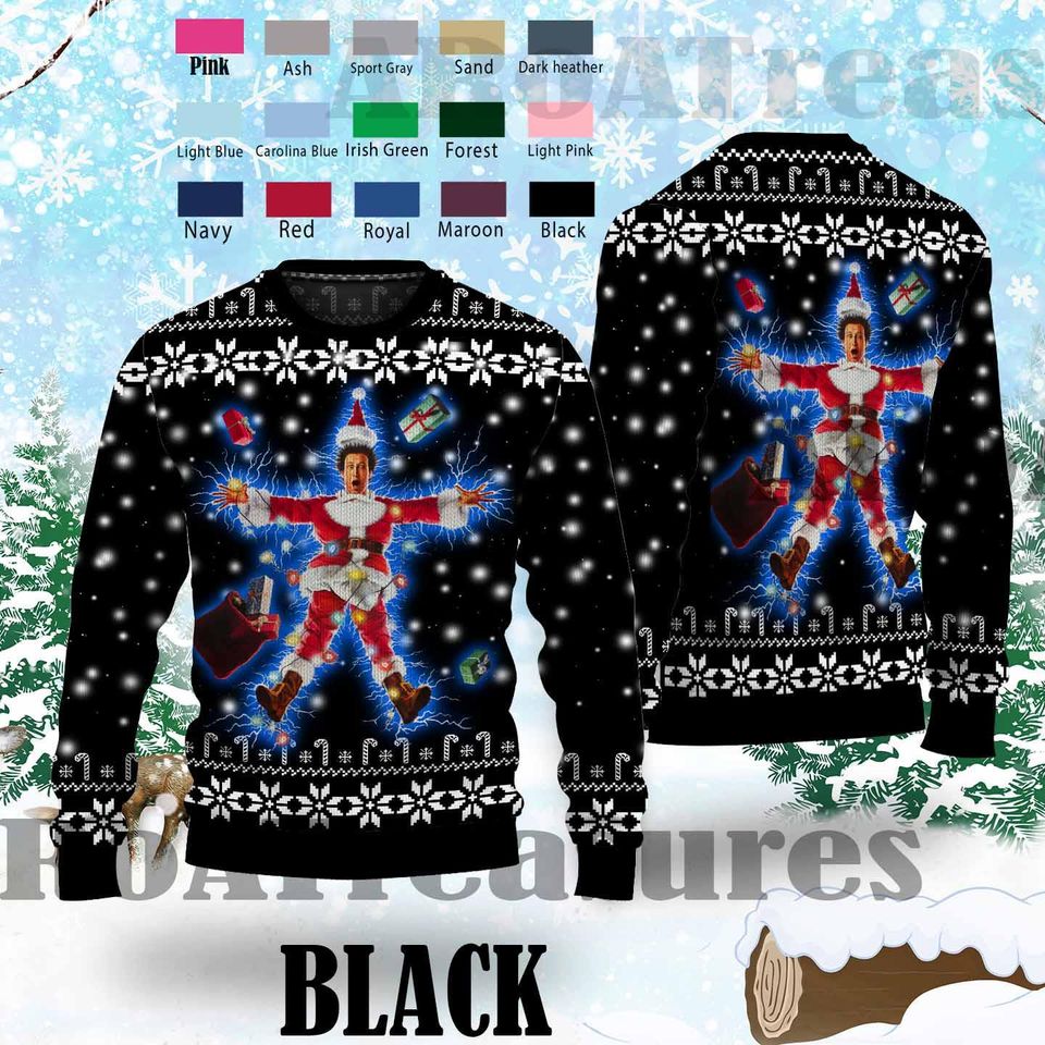 Merry Christmas Shitters Full Ugly Sweater, National Lampoons - Image 2