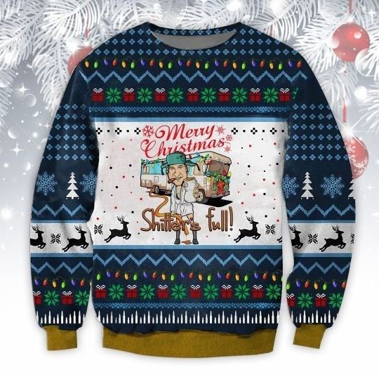 Merry Christmas Shitters Full Ugly Sweater, Xmas Gift, 3D Sweater - Image 3