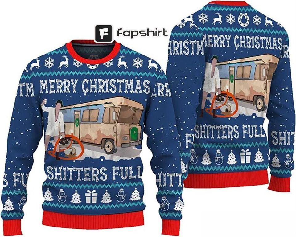 Merry Christmas Sh*tters Full Quotes 3D T-shirt