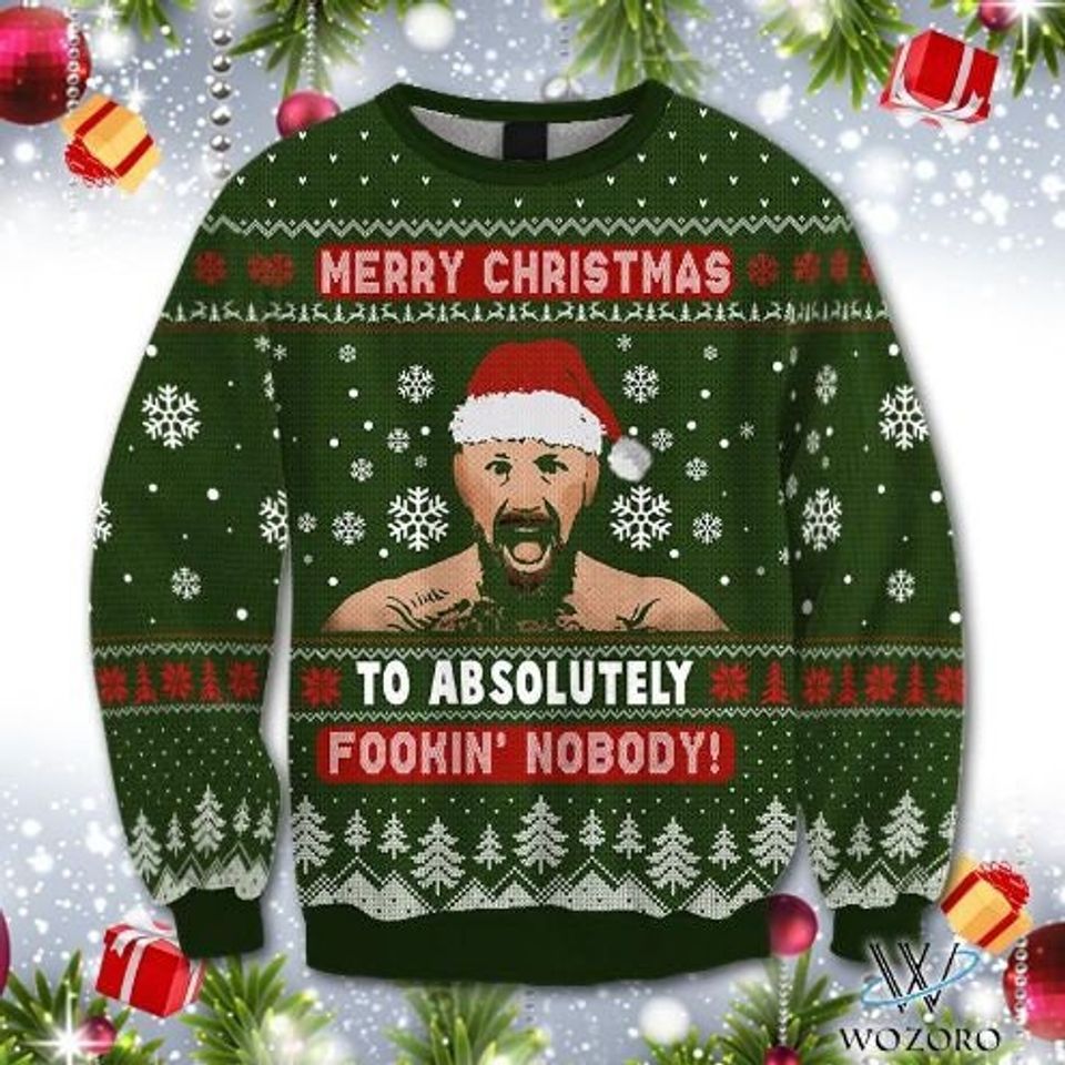 Merry Christmas To Absolutely Foockin Nobody Sweater