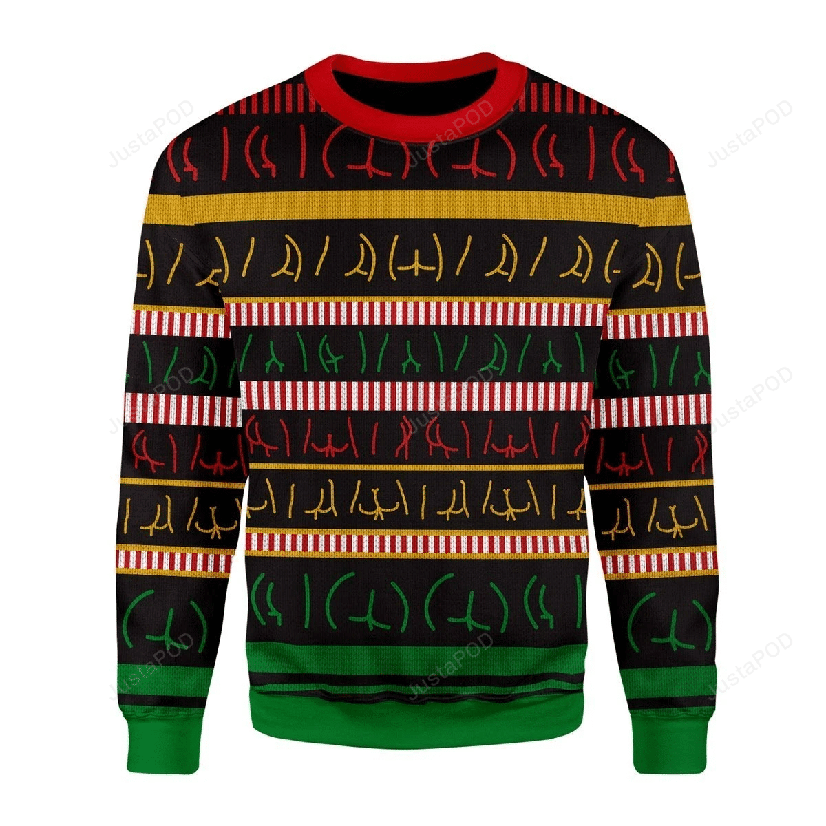Merry Christmas Ugly Christmas Sweater Adult 3D Funny Matching for family