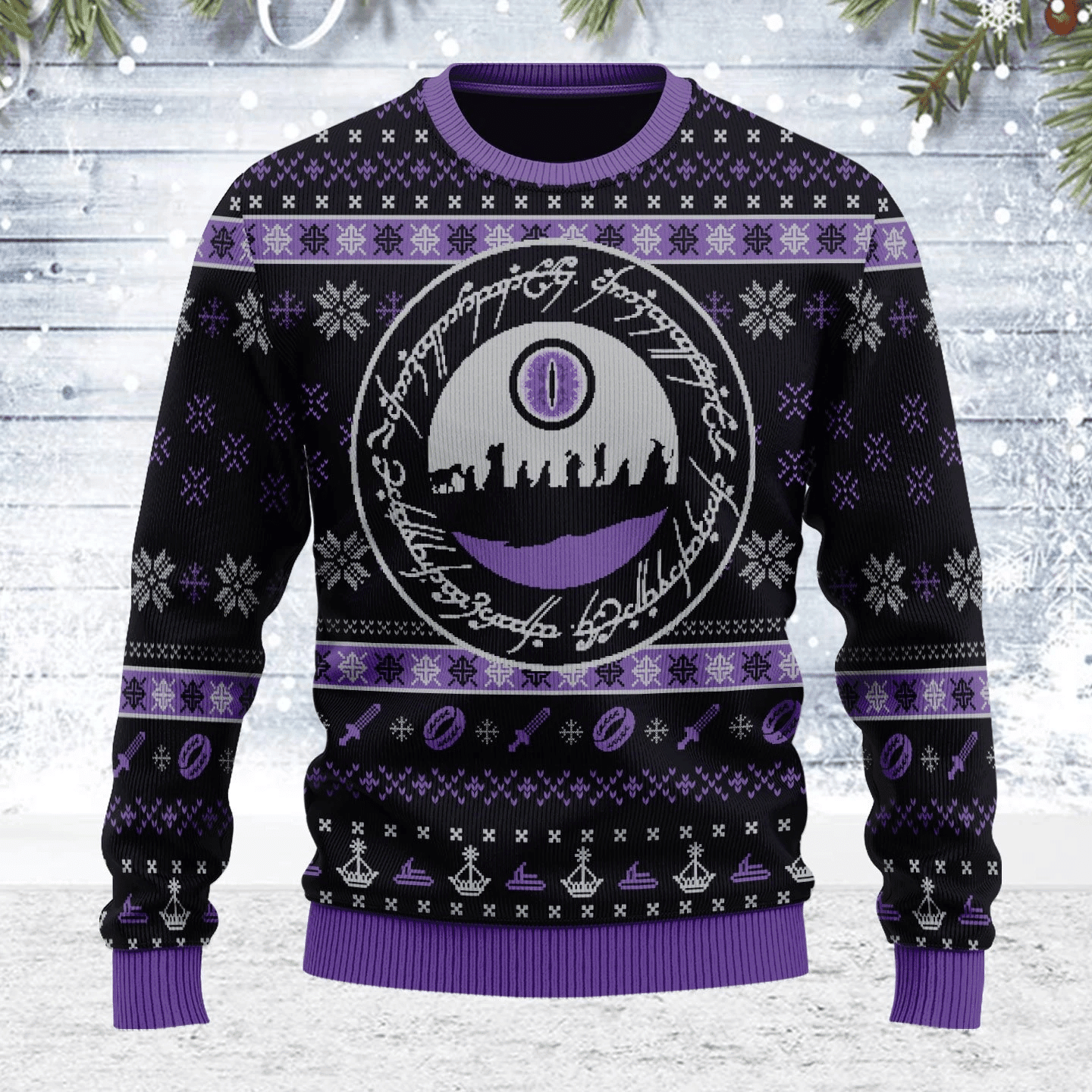 Merry Christmas Ugly Christmas Sweater Adult 3D Funny Matching for family