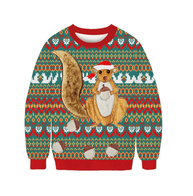 Merry Christmas Ugly Christmas Sweater Adult 3D Funny Matching for family