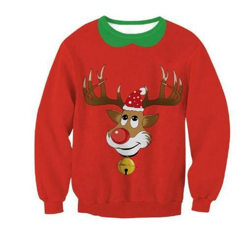 Merry Christmas Ugly Christmas Sweater Adult 3D Funny Matching for family