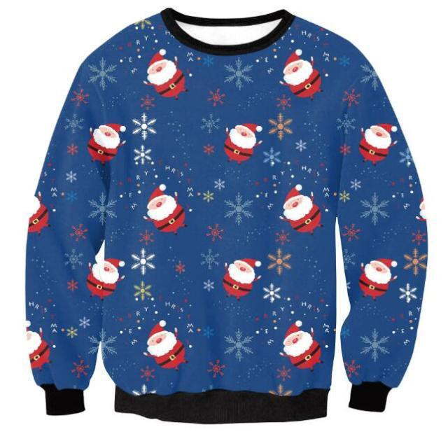 Merry Christmas Ugly Christmas Sweater Adult 3D Funny Matching for family