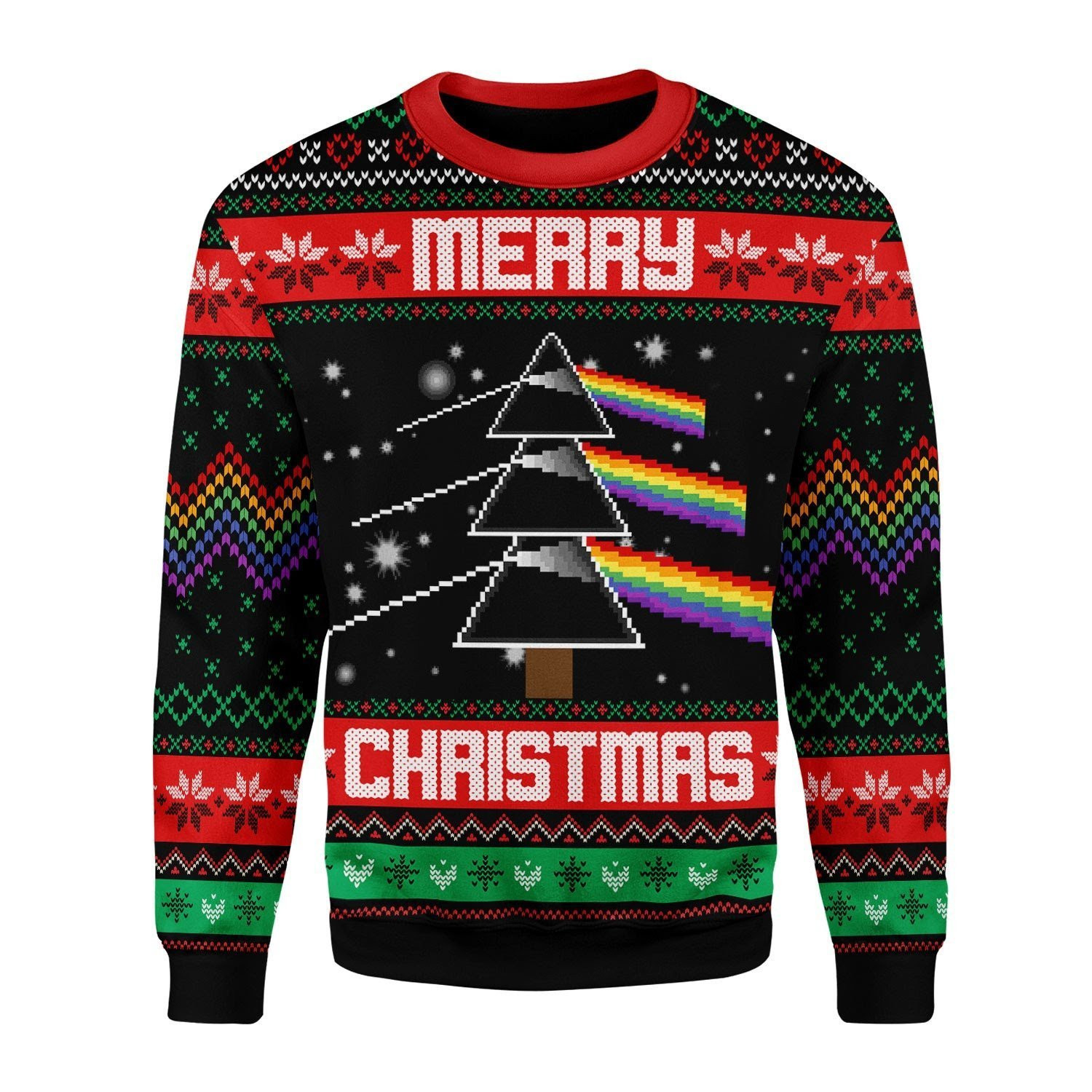 Merry Christmast Ugly Christmas Sweater Adult 3D Funny Matching for family