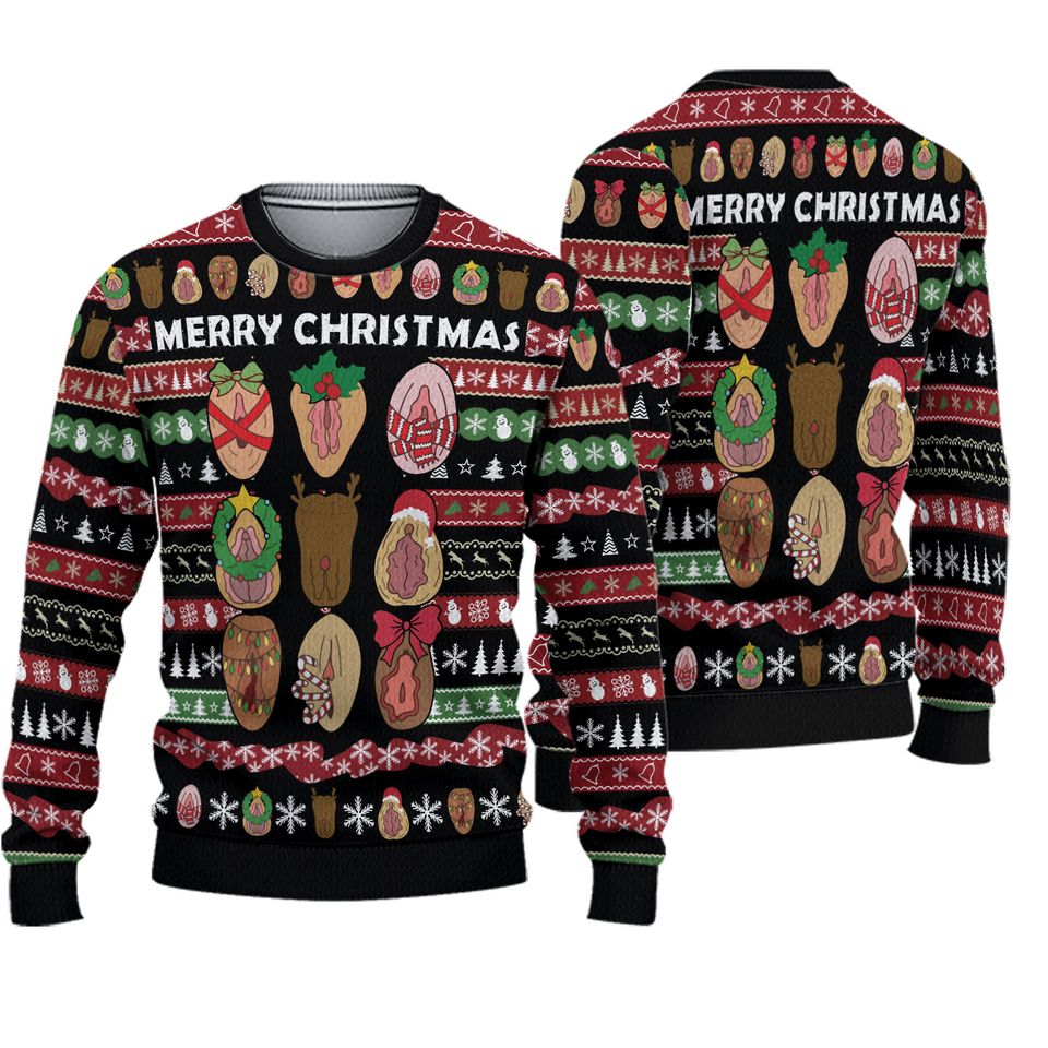 Merry Clitmas Christmas Funny Christmas Ugly Sweater