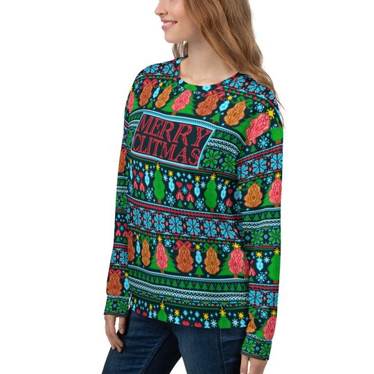Merry Clitmas Ugly Christmas Sweater | Ugly Christmas Sweater Meme - Image 18