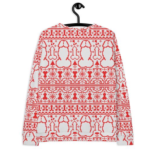 Merry Dickmas Ugly Christmas Sweater | All Over Printed Ugly Christmas - Image 15