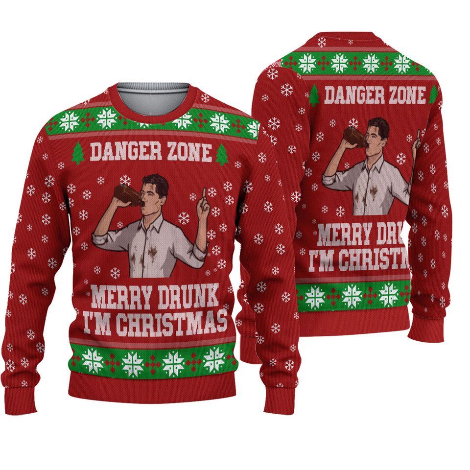 Merry Drunk I'm Christmas Ugly Christmas Sweater